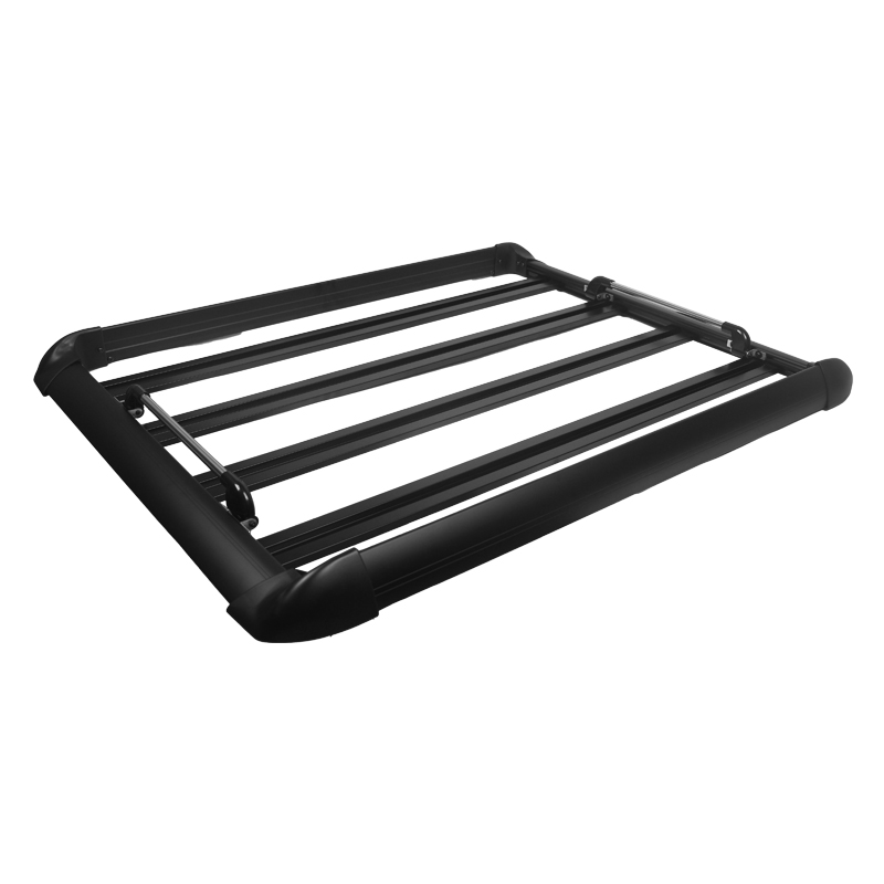 Canasta Portaequipaje de Techo de Aluminio 140 cm Negro