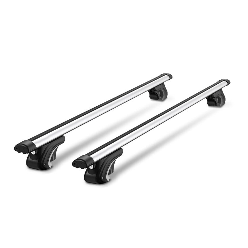 Barra Transversal Universal de Aluminio 130 cm Plateado