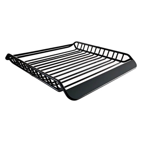 Canasta Portaequipaje de Techo de Acero 127 cm Negro
