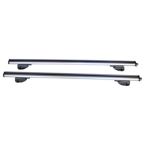 Barra Transversal Universal de Aluminio 130 cm Plateado C/Llave
