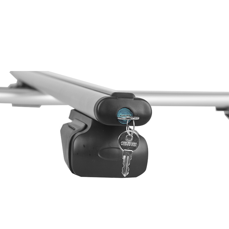 Barra Transversal Universal de Aluminio 130 cm Plateado C/Llave - Imagen 3