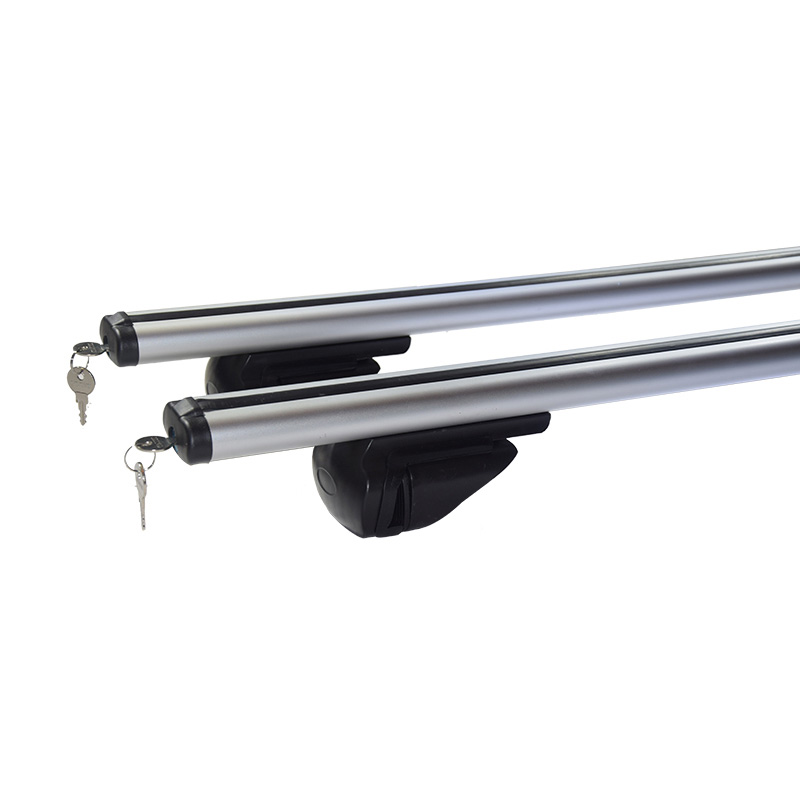 Barra Transversal Universal de Aluminio 130 cm Plateado C/Llave - Imagen 4