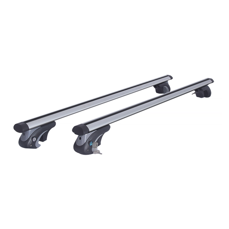 Barra Transversal Universal de Aluminio 130 cm Plateado c/Llave