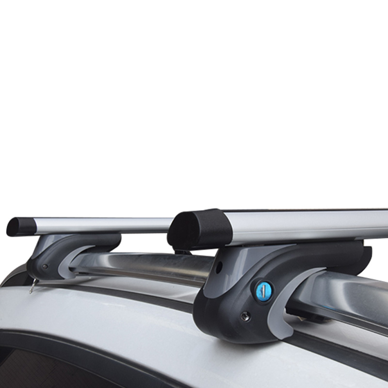 Barra Transversal Universal de Aluminio 130 cm Plateado c/Llave - Imagen 3