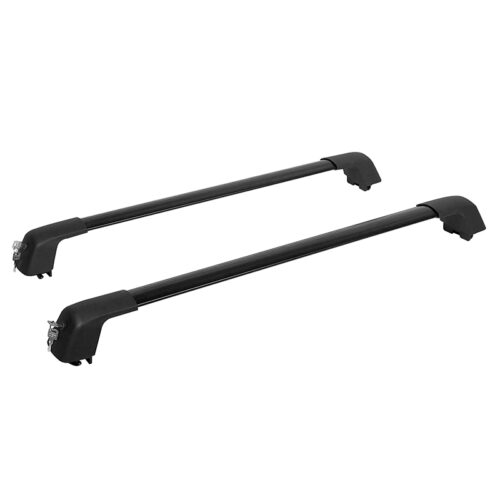 Barra Transversal Universal de Aluminio 130 cm Negro C/Llave