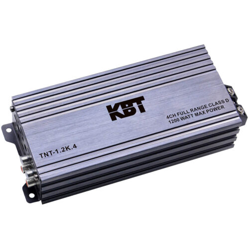 Amplificador Rango Completo Tactico Clase D 4 Canales 1200W Max